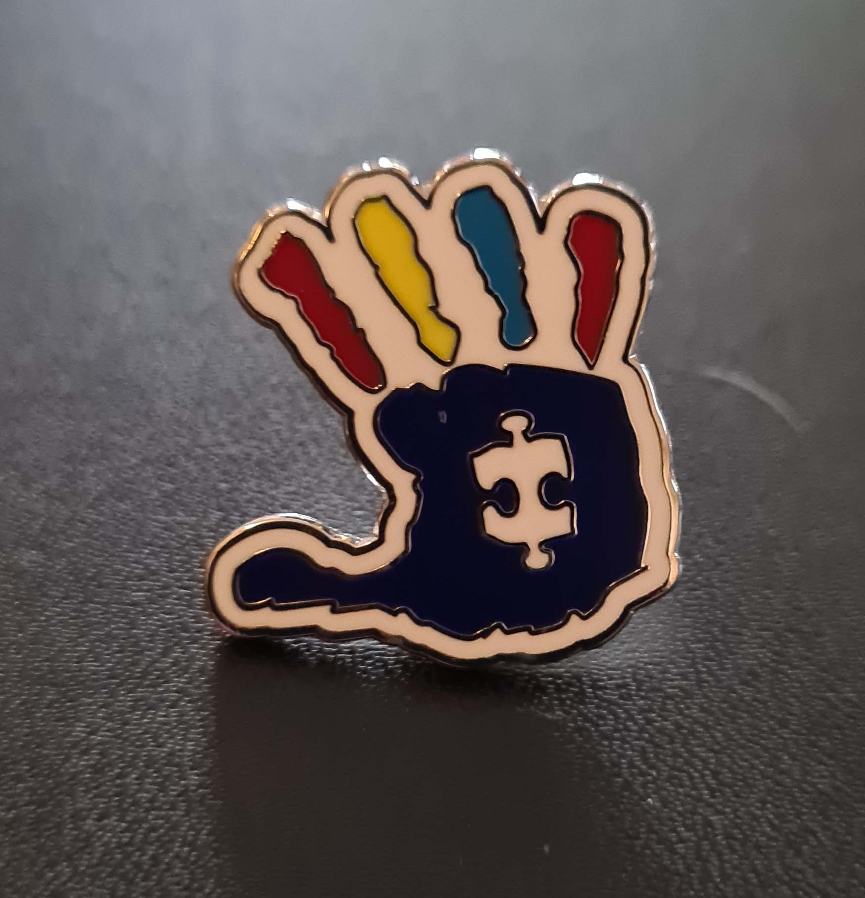 autisme-handdruk-pin.jpg Autisme Handdruk Pin - Afbeelding 1